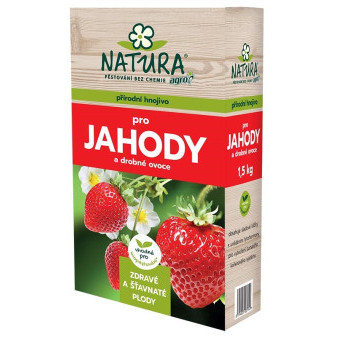 Agro CS NATURA Přírodní  hnojivo pro jahody a drobné ovoce 1,5 kg