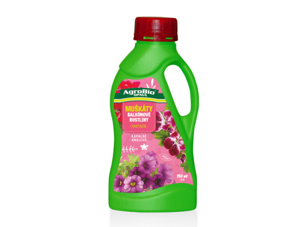 AgroBio FANTAZIE - Muškáty a balkon.rostliny, 250 ml