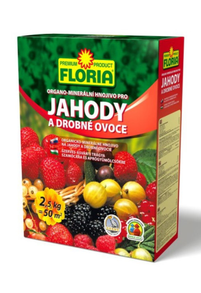 Agro CS FLORIA OM hnojivo pro jahody a ovoce 2,5 kg