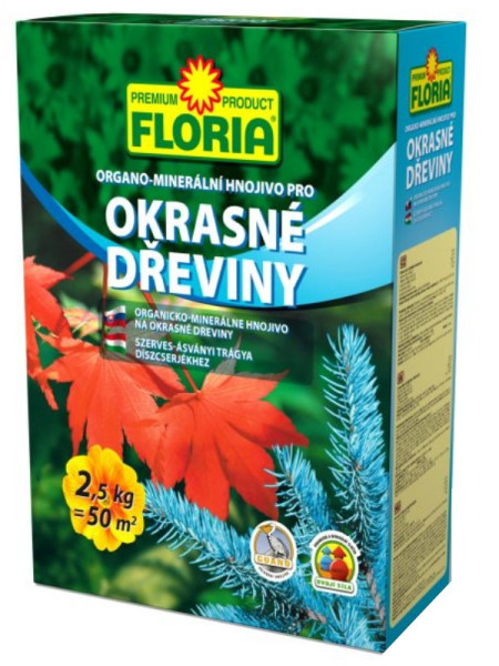 Agro CS FLORIA OM hnojivo pro okrasné dřeviny 2,5 kg