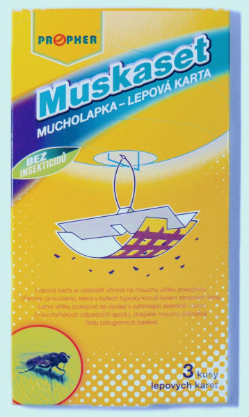 AgroBio MUSKASET lepová karta, 10x20 cm