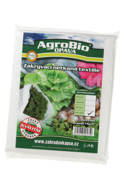 AgroBio BÍLÁ netkaná textilie, 3,2x10 m