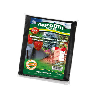 AgroBio ČERNÁ netkaná textilie 50 g/m2, 1,6x5 m