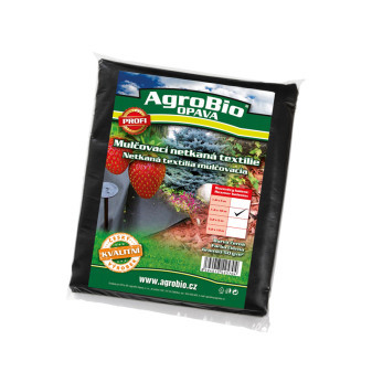 AgroBio ČERNÁ netkaná textilie 50 g/m2, 1,6x10 m