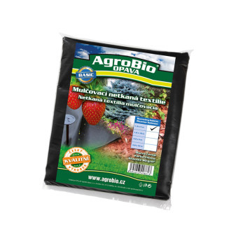 AgroBio ČERNÁ netkaná textilie 40 g/m2, 1,6x5 m