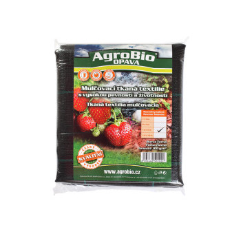 AgroBio ČERNÁ tkaná textilie 100 g/m2, 1,6x5 m