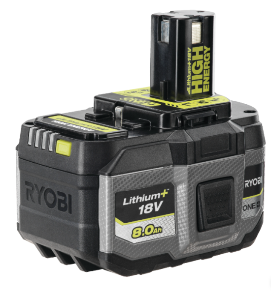 Ryobi RB1880T (DA), 1x 8, 0 Ah One Plus™ Lithium+ HIGH ENERGY akumulátor