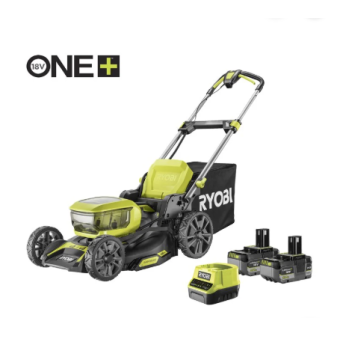 Ryobi RY18LMX46A-250 2 x 18V One Plus ™ Bezuhlíková sekačka na trávu se šířkou záběru 46 cm 2 x