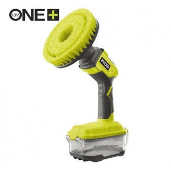 Ryobi R18CPS-0, 18V One Plus ™ kompaktní kartáč, 15cm kulatá hlava, vodotěsné krytí IPX7