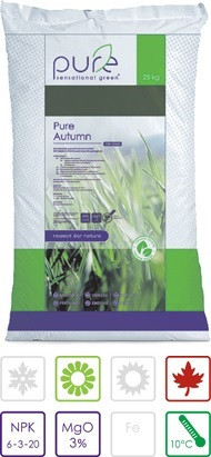 Trávníkové hnojivo PURE Autumn/Moss remover, 6-3-20+3MgO, 5kg