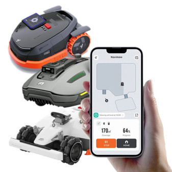 Instalace robotické sekačky Mammotion / Segway, zahrada do 5000 m2