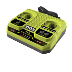 Ryobi RC18240, 18V One Plus ™ 2portová nabíječka pro Li-Ion akumulátory