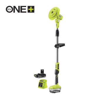 Ryobi R18TPS-120G, 18V One Plus ™ teleskopický kartáč, 15cm kulatá hlava