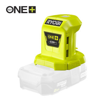 Ryobi R18USB-0 18V Akumulátorový USB adaptér (bez aku)