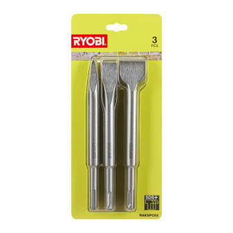 Ryobi RAKSPC03, 3ks sada SDS+ sekáčů