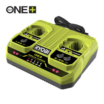 Ryobi RC18240, 18V One Plus ™ 2portová nabíječka pro Li-Ion akumulátory