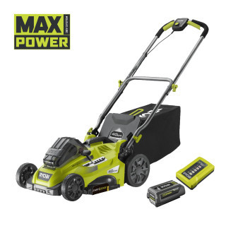 Ryobi RLM36X41H50G, 36V bezuhlíková sekačka na trávu, šířka záběru 40 cm