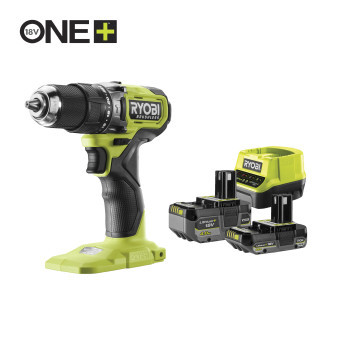 Ryobi RPD18BL1-2C42S 18V ONE+™ bezuhlíková příklepová vrtačka (1x4.0Ah + 1x2.0Ah)