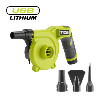 Ryobi RVI4-0 (BP), 4V Vysoko-objemový kompresor USB Lithium™