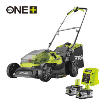 Ryobi RY18LM37A-240 18V Akumulátorová sekačka, šířka záběru 37cm (2x 4.0Ah)