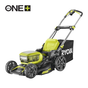 Ryobi RY18LMX46A-0 2 x 18V One Plus ™ Bezuhlíková sekačka na trávu, záběr 46 cm, bez AKU