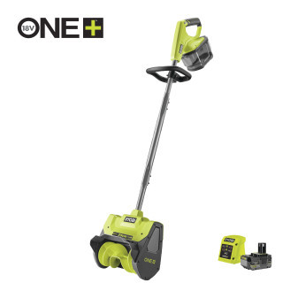 Ryobi RY18ST25A-140, 18V One Plus ™ Sněhová fréza se šířkou záběru 25 cm