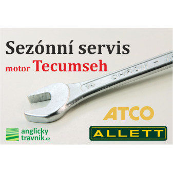 Komplexní servis vřetenové sekačky Atco (motor Tecumseh) VČ. čištění karburátoru