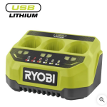 Ryobi RC43P 3portová rychlonabíječka USB Lithium™, kompatibilní se všemi 4V bateriemi USB Lithiu